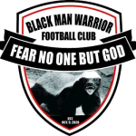 Black Man Warrior logótipo